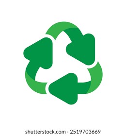 Recycle Logo Vector Icon Template Illustration