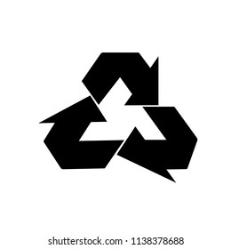 recycle logo with vector illustration