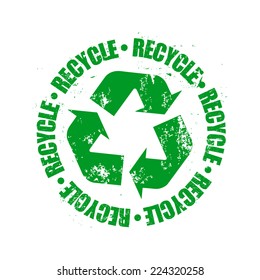 Recycle logo, vector illustration