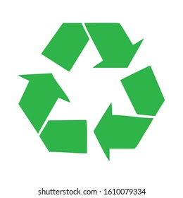 Recycle logo in vector in issolated background