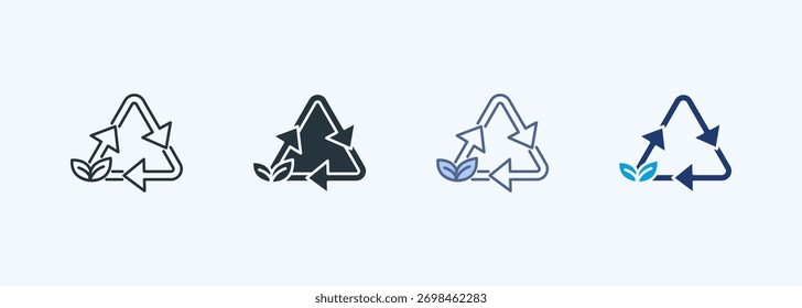 Recicla la Colección de íconos de estilo múltiple