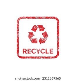 Recycle packaging mark icon symbol vector