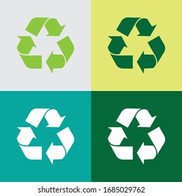 Recycle and packaging sign, vector 
