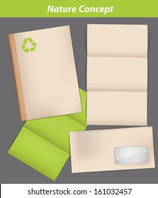 Recycle paper and documents,vector