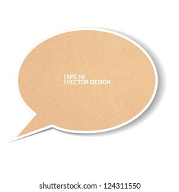  recycle paper on white. vector design
