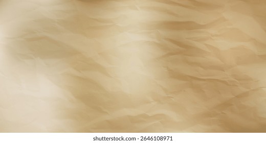Recycle Paper Texture background. Crumpled Old kraft paper abstract shape background with space paper for text high resolution.

