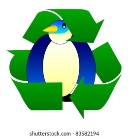 recycle penguin