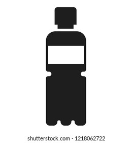 Recycle plastic bottle icon. Simple illustration of recycle plastic bottle vector icon for web design isolated on white background