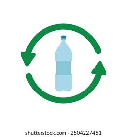 Recycle plastic bottles vector icon isolated colorful. Recycle Plastic Bottle Icon - Eco Friendly Vector Graphic
Plastic Bottle Recycling Symbol - Go Green Icon Design
Recyclable Plastic Bottle 