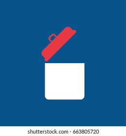 recycle pot garbage icon, can be used for web and mobile design
