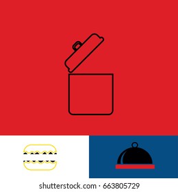 recycle pot garbage icon, can be used for web and mobile design