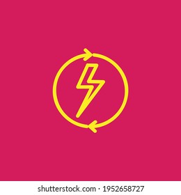 Recycle The Power Icon design