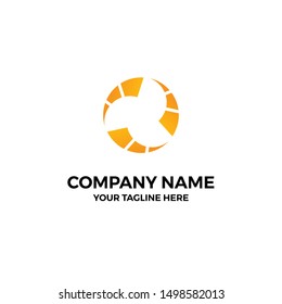 Recycle Progress Rotate Vector Abstract Illustration Logo Icon Design Template Element