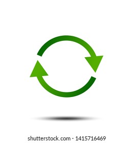 Recycle Recycling Icon Vector Logo Template Illustration Design EPS 10.