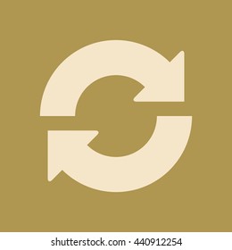 Recycle or Reload Icon. Eps-10.