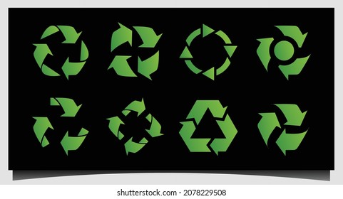 Recycle remove rotate Icon or logo design vector