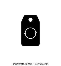 Recycle, reusable, tag icon. Element of ecology isolated icon. Premium quality graphic design icon. Signs and symbols collection icon for websites, web design