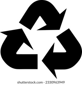 recycle, reuse, recycling icon vector illustration icon flat style isolate on background