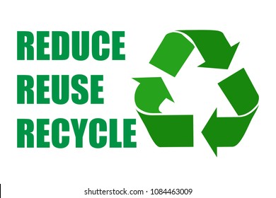 Recycle, Reuse And Reduce, Icon.