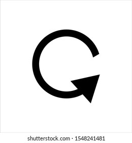 recycle rotation refresh flat shadow -vector