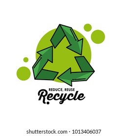 Recycle round symbol