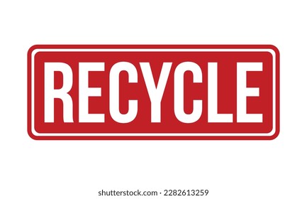 Recycle Rubber Stamp Seal Vector