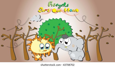 'Recycle, Save Our World'