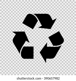 Recycle sign. Environment icon.