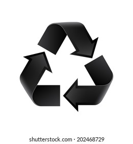 Recycle sign. EPS10 vector