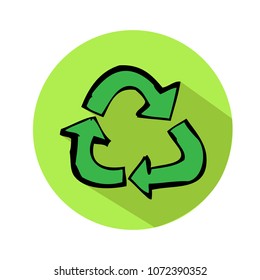 Recycle  sign icon