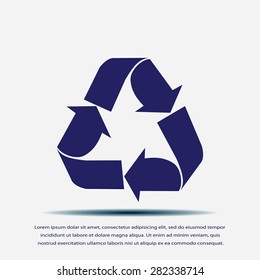 Recycle sign  icon