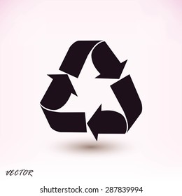 Recycle sign  icon