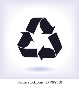 Recycle sign  icon