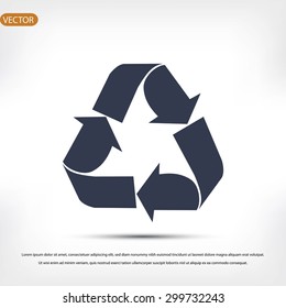Recycle sign  icon