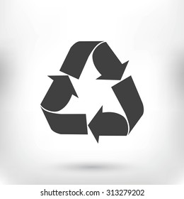 Recycle sign  icon