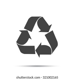 Recycle sign  icon