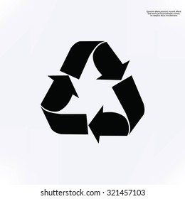 Recycle sign  icon
