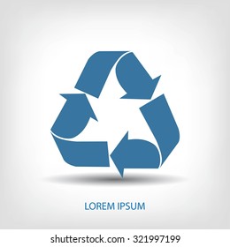 Recycle sign  icon