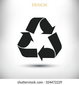 Recycle sign  icon