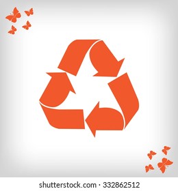 Recycle sign  icon