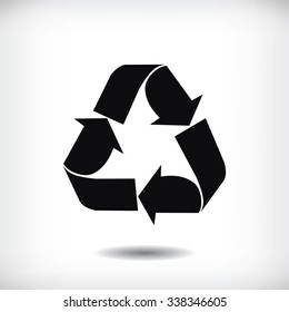 Recycle sign  icon