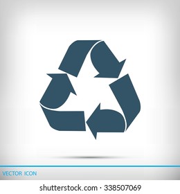 Recycle sign  icon