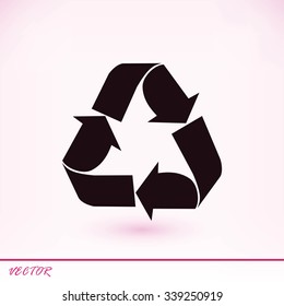 Recycle sign  icon