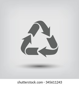 Recycle sign icon