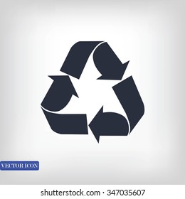 Recycle sign  icon