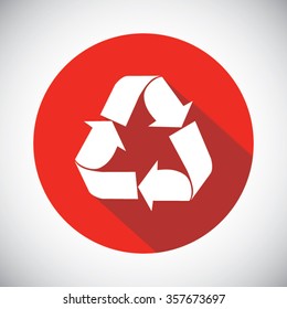 Recycle sign  icon