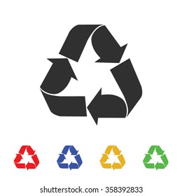 Recycle sign  icon