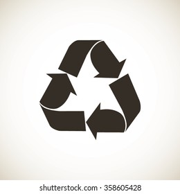 Recycle sign  icon