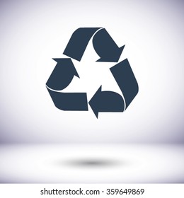 Recycle sign  icon