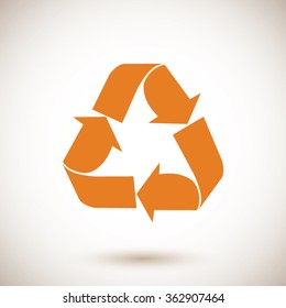 Recycle sign  icon
